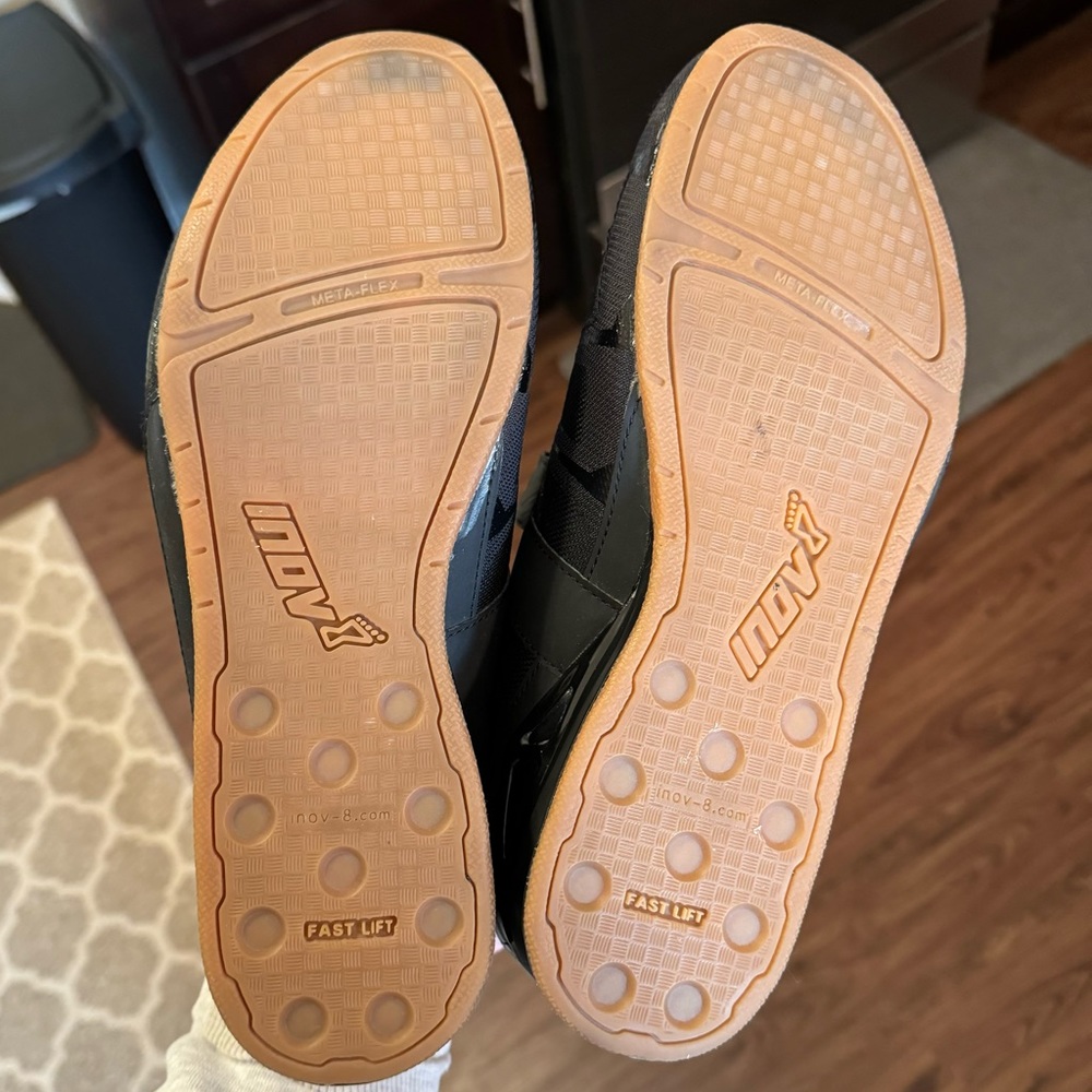 Inov-8 Fastlift 360 Weightlifting Shoes - Black/Gum - 8.5 Men’s/10 Women’s - Picture 4 of 6